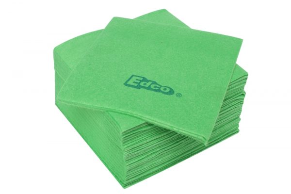 Merritex Heavy Duty Viscose Cloth Pk20 Green (Edco) 40 x 40cm